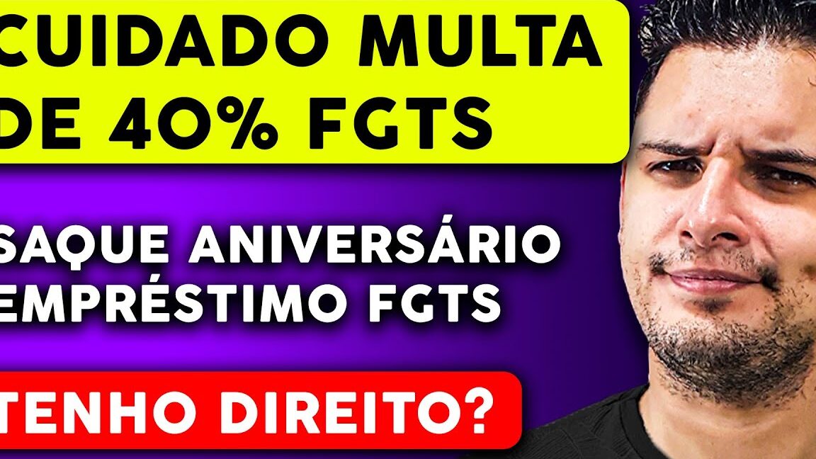 Quem fez empréstimo FGTS pode sacar a multa rescisória?